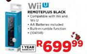 Wii U Remoteplus Black