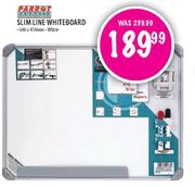 Parrot Products Slim Line Whiteboard-600x450mm
