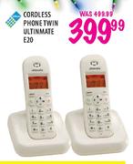Cordless Phone Twin Ultinmate E20