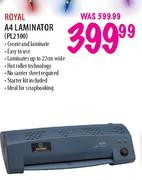 Royal A4 Laminator-PL2100