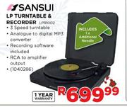 Sansui LP Turntable & Recorder-LPR1002