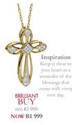 9ct Gold,Silver And Diamond Pendants