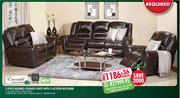 3 Piece Bolero Lounge Suite With 5 Action Recliner