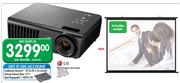 LG BS275 Projector Plus Screen