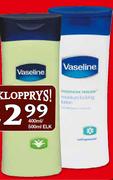 Vaseline Hand & Lyfvloeiroom-400ml/500ml