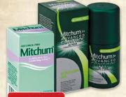 Mitchum Roll-On Deodorant For Men/Ladies Assorted-50ml Each