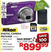 Nikon Digital Camera Package (S2600)