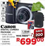 Canon Digital Camera Package (A810)