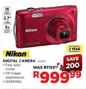 Nikon Digital Camera (S3300)