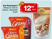 Ina Paarman's Ready To Serve Sauce Assorted-200ml Each