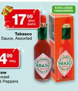 Tabasco Sauce Assorted-60ml Each