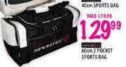 Sportech 60Cm 2 Pocket Sports Bag