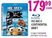 Ice Age 4 Continental Drift DVD-Each