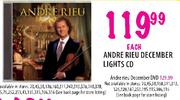 Andre Rieu December Lights CD-Each