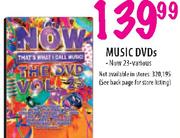 Music DVD's-Each