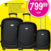 Tosca 55Cm ABS Trolley Black Orbit-Each
