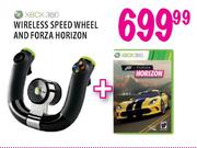 XBOX 360 Wireless Speed Wheel And Forza Horizon