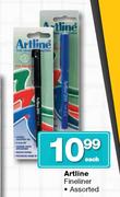 Artline Fineliner Assorted-Each 
