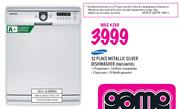 Samsung 12 Place Metallic Silver Dishwasher(DMS300TRS)