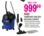 Wap Wet and Dry Vacuum Cleaner-1400W