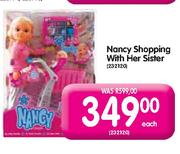 Nancy Shopping With Her Sister-Each