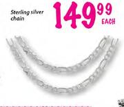 Sterling Silver Chain-Each