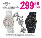 Monaco Ladies Analogue Watch-Each