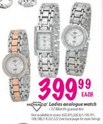 Monaco Ladies Analogue Watch-Each