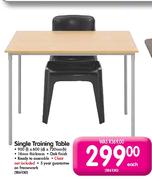 Single Training Table-900(l) x 600(d) x 720mm (h) Each