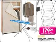 Home Storage Closet, Clothes Dryer, Ironing Board or Garment rack