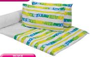 Sheraton Blended Stripe Queen Duvet Cover-Each