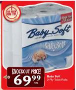Baby Soft 2-Ply Toilet Rolls-18's