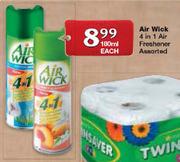 Air Wick 4-In-1 Freshener Assorted-180ml Each