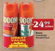 Doom Insecticide Banded Pack-2x300ml