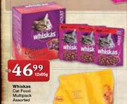 Whiskas Cat Food Multipack Assorted-12x85g