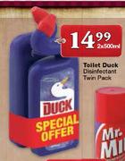 Toilet Duck Disinfectant Twin Pack-2x500ml