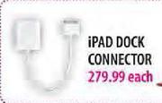 iPad Dock Connector-Each