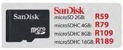 Sandisk MicroSD-2GB