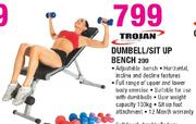 Trojan Dumbell/Sit Up Bench 200