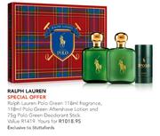 Ralph lauren polo discount aftershave green 118ml