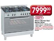Defy 5 Burner Gas/Electric Stove-90cm Each