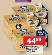 Stork Bake Margarine Brick-3x500g