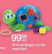 Animal Shape Sorter Assorted-Each