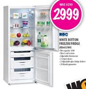 KIC White Bottom Freezer/Fridge-309 Ltr (KB6032WH)