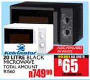 Kelvinator Black Microwave-20Ltr Each
