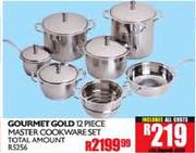 Gourmet Gold Master Cookware Set-12 Piece