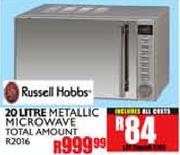Russell Hobbs Metallic Microwave-20Ltr