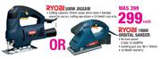 Ryobi 500W Jigsaw Or Ryobi 180W Orbital Sander Each