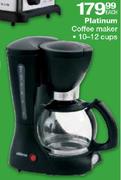 Platinum Coffee Maker 10-12 Cups Each