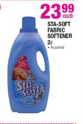 Sta-Soft Fabric Softener Assorted-2L Each